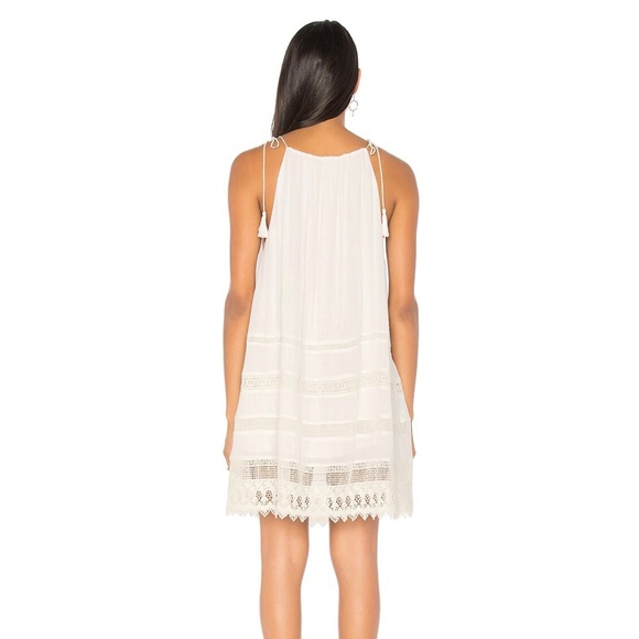 NEW ALICE + OLIVIA REVOLVE WHITE TIE STRAP MINI DRESS - Picture 6 of 9